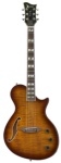 ESP X-Tone PA1 Semi Acoustic Brown Sunburst