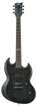 ESP LTD Viper-100FM Electric Guitar  (See-Thru Black)