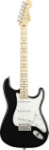 Fender American Standard Stratocaster Electric Guitar (Black Maple Fretboard)
