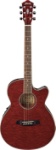 Ibanez AEG25E Acoustic Electric Transparent Red