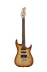 Godin Velocity Natural Burst  Flame Electric w/ RW Neck