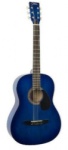 Johnson JG-100 Acoustic Guitar Blue