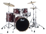 Pearl 5 Piece VSX Drum Set Strata Red