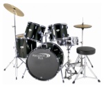 PP3500 Black Drum Kit complete