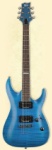 ESP LTD H401FM See Through Blue
