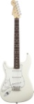 Fender American Standard Stratocaster Left-Handed Electric Guitar (Olympic White Rosewood Fretboard)
