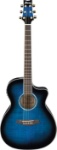 Ibanez Ambiance Series A200E (Transparent Blue Sunburst) Acoustic-Electric Guitar