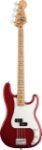 Fender Standard Precision Bass Guitar (Candy Apple Red Maple Fretboard)