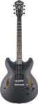 Ibanez AS73B Semi-Hollow Electric Guitar  (Black Flat)