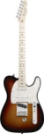 Fender American Nashville B-Bender Tele Electric Guitar (3-Tone Sunburst Maple Fretboard)