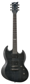 ESP LTD Viper-100FM Electric Guitar  (See-Thru Black)