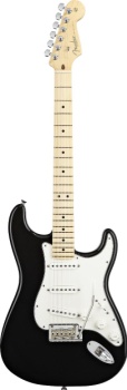Fender American Standard Stratocaster Electric Guitar (Black Maple Fretboard)