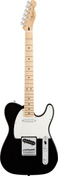 Fender Standard Telecaster Electric Guitar (Black Maple Fretboard)