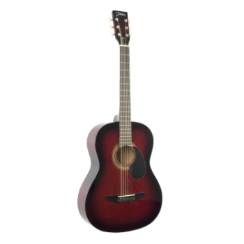 Johnson JG-100 Acoustic Guitar Red