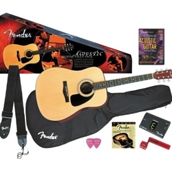 Fender DG-8S Acoustic Guitar Value Pack