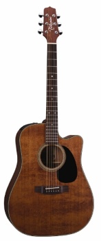 Takamine EF340SCGN Dreadnought Antique Acoustic-Electric Guitar  (Natural)