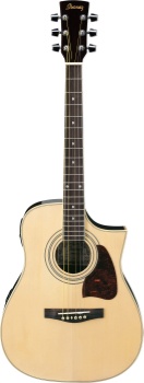 Ibanez Daytripper Series DT100ECE Acoustic Electric Guitar  (Natural)