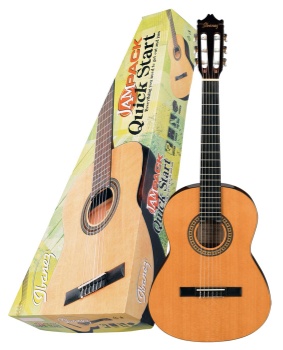 Ibanez IJC30 Quickstart 3/4 Scale Classical Guitar Pack  (Natural)