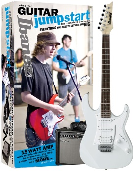 Ibanez IJX40 Electric Guitar Jumpstart Package (Pearl White)