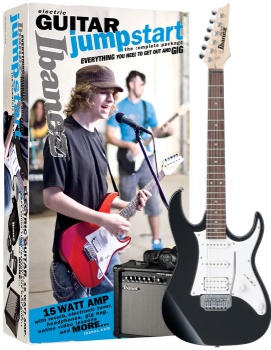 Ibanez IJX40 Electric Guitar Jumpstart  Package (Black Night)