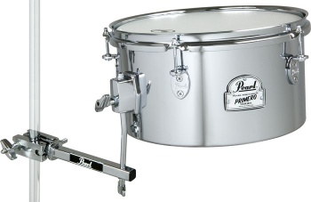 Pearl Primero Steel Timbale with Mounting Clamp 13