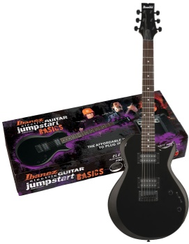 Ibanez IJX25 Electric Guitar Jumpstart Package  (BLACK NIGHT)