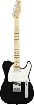 Fender American Standard Telecaster Electric Guitar (Black Maple Fretboard)