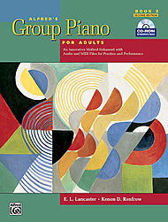 Alfred's Group Piano for Adults Bk 2 w CD-Rom