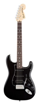 Fender American Special HSS Stratocaster Electric Guitar (Black)