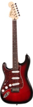Squier Standard Stratocaster Left-Handed Electric Guitar (Antique Burst)