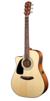 Fender CD100 CE Left-Handed Cutaway Acoustic-Electric Guitar