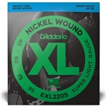 D'Addario EXL220S Super Short Scale Bass Strings Light 40-95