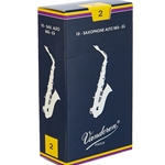 Vandoren #2 Traditional Alto Saxophone Reeds Box of 10