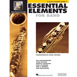 Essential Elements for Band – Bb Bass Clarinet Book 1 with EEi