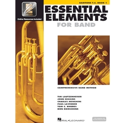 Essential Elements for Band Baritone T.C. Book 1 with EEi