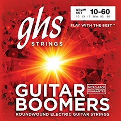 GHS GBZW Boomers Low Tuned Heavyweight Electric Guitar Strings 10-60