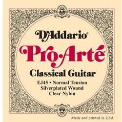 D'Addario EJ45 Pro Arte Nylon Classical Guitar Strings Normal Tension