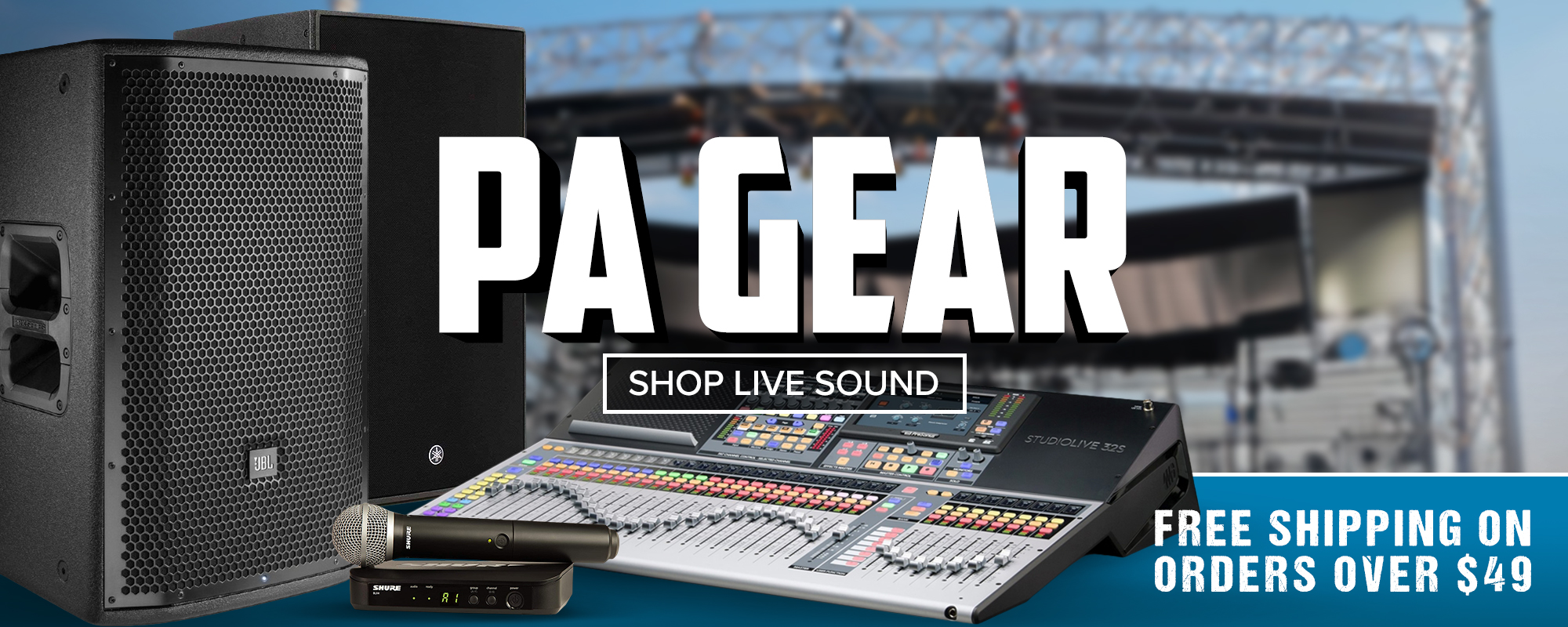 Shop Live Sound Now