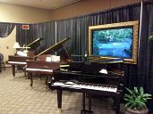 Piano Set-Up with Deco Frame