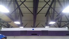 Projector Screen in the Gym