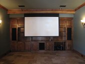 Projector Screen/Speakers in-ceiling/Speakers in cabinet/Receiver