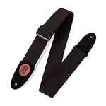 Levy’s 2″ Signature Black Cotton Guitar Strap