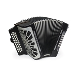 Hohner Compadre GCF Accordion Black with Gig Bag