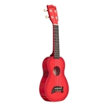 Makalah Red Burst Soprano Dolphin Ukulele