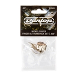 Dunlop Nickel Silver Fingerpicks and Thumbpick 5 Pack .020