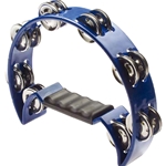 Stagg Cutaway plastic tambourine with 16 jingles Blue