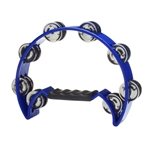 Stagg Cutaway Plastic Tambourine With 16 Jingles Blue