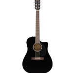 Fender CD-60SCE Dreadnought Black Acoustic Guitar