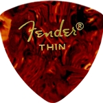Fender Classic Celluloid Picks 346 Shape, Shell, Thin 12 Pack