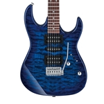Ibanez GRX70QA Electric Guitar Burst Transparent Blue
